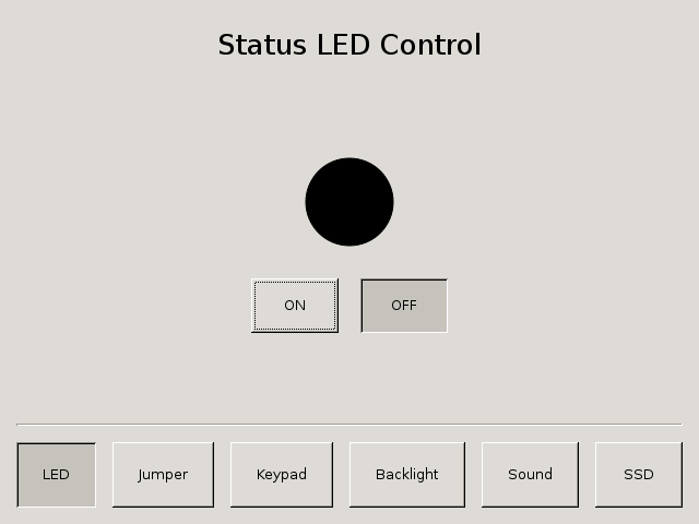 デモアプリケーション - LED制御