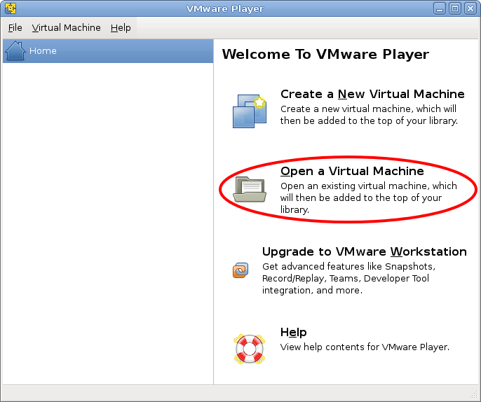 VMware Player画面