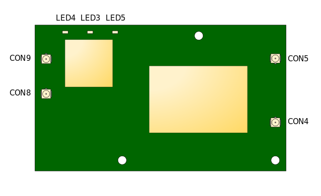 Armadillo-IoT サブユニット インターフェースレイアウト(A面)